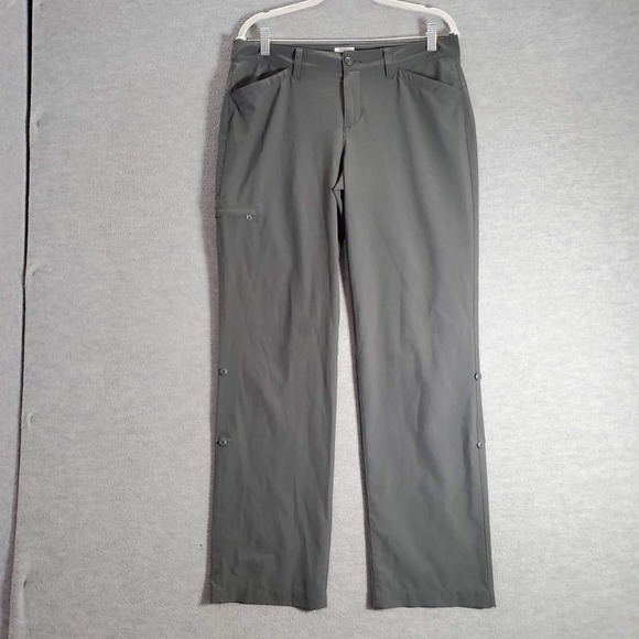 Eddie Bauer Pants - Eddie Bauer Women Pants 10 Gray Chino Outdoor Hiking Pockets Casual